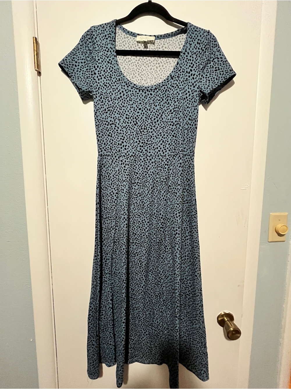 Jessica Simpson Dust Blue Casual Feminine Dress Size Large